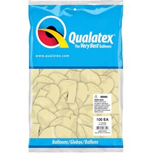 Qualatex 11" Ivory Silk Balloons (100ct) by Pioneer Balloon Company