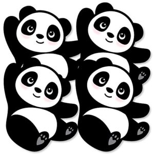 party like a panda bear – decorations diy baby shower or birthday party essentials – set of 20