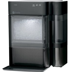 ge profile opal 2.0 | countertop nugget ice maker with side tank | ice machine with wifi connectivity | smart home kitchen essentials | black stainless