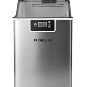 Frigidaire Countertop Crunchy Chewable Nugget Ice Maker V2, 44lbs per Day, Stainless Steel