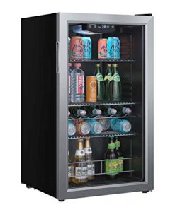 edgestar bwc121ss 19 inch wide 105 can capacity extreme cool beverage center