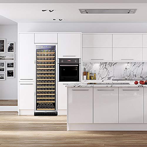 Lanbo Compressor Built-in Single Zone Wine Cooler with Safety Lock, 171 Bottles