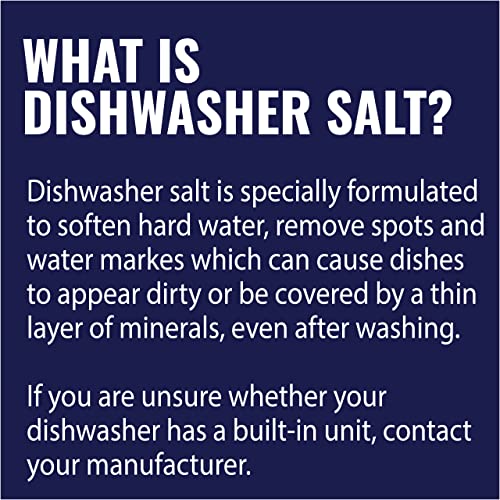 Dishwasher Salt - All-Natural Water Softener Salt for a Clean Finish - Compatible with Bosch, Miele, Thermador, Whirlpool Dishwashers and More - Food-Grade Coarse Sea Salt (5 lb Bag) - Sea Salt Superstore