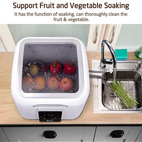 Countertop Dishwasher, IAGREEA Compact Portable Dishwasher With 7 Washing Programs, Auto Water Injection, Anti-Leakage, Fruit & Vegetable Soaking, For 4 Sets of Tableware