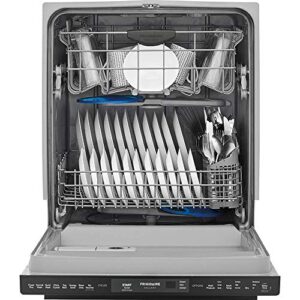 Frigidaire FGIP2468UD 24" Inch Energy Star Rated Built In Fully Integrated Dishwasher (Black Stainless Steel)