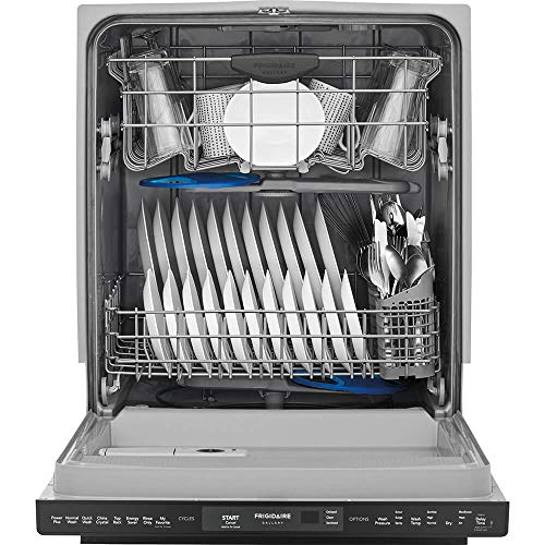 Frigidaire FGIP2468UD 24" Inch Energy Star Rated Built In Fully Integrated Dishwasher (Black Stainless Steel)