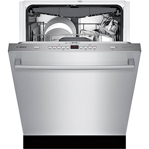 Bosch SHXM63W55N 300 Series 24" Built In Fully Integrated Dishwasher with 5 Wash Cycles in Stainless Steel