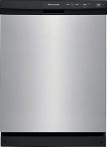frigidaire ffcd2413us 24″ built-in dishwasher with 3 wash cycles, 14 place settings and energy star certified, in stainless steel