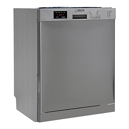 Equator-Europe 24" Built in 14 place Dishwasher with 8 Wash Programs(Stainless)