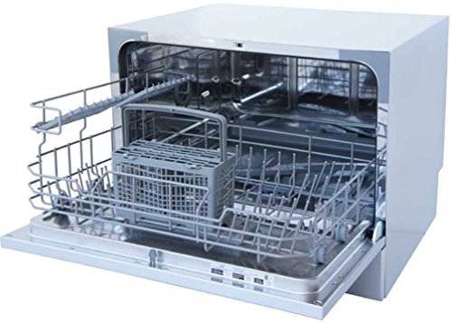 SPT SD-2224DS Countertop Dishwasher with Delay Start & LED, Silver