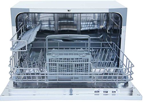 SPT SD-2224DS Countertop Dishwasher with Delay Start & LED, Silver