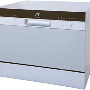 SPT SD-2224DS Countertop Dishwasher with Delay Start & LED, Silver