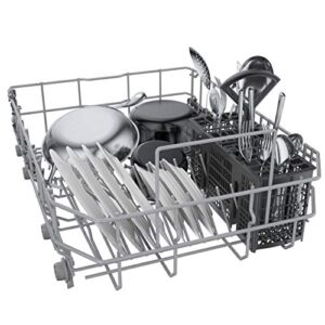 Bosch 300 Series ADA 18" Stainless Steel Recessed Handle Dishwasher - SPE53B55UC