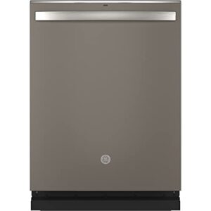 ge® top control with stainless steel interior dishwasher with sanitize cycle & dry boost with fan assist