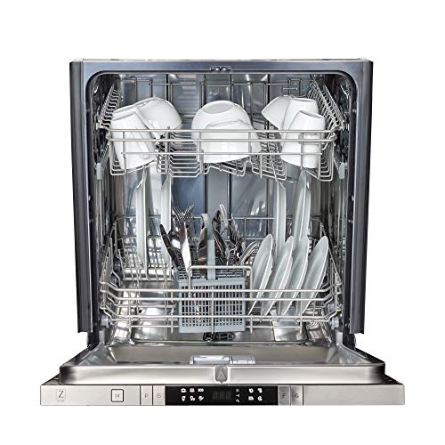 ZLINE 24 in. Top Control Dishwasher in Custom Panel Ready with Stainless Steel Tub