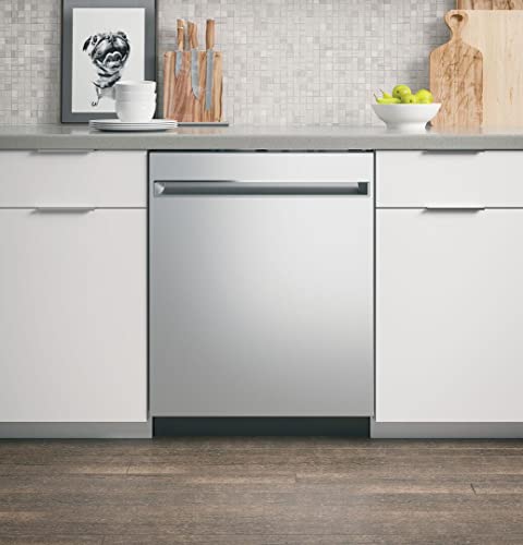 GE GDT225SSLSS 24 Inch Built In Fully Integrated Dishwasher with 3 Wash Cycles, 12 Place Settings, in Stainless Steel