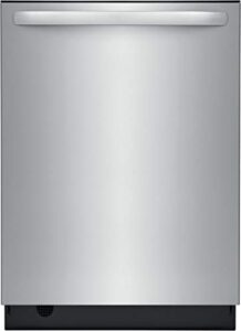 frigidaire fdsh4501as 24″ built in dishwasher with 14 place settings, 3rd level rack, energy star, in stainless steel