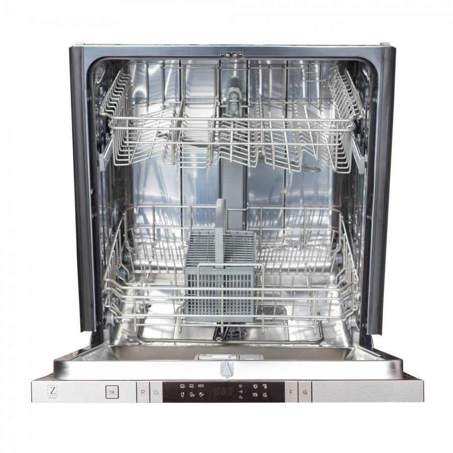 ZLINE 24 in. Top Control Dishwasher in Stainless Steel with Stainless Steel Tub