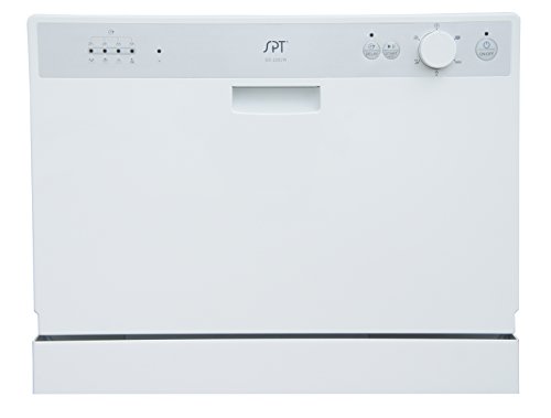 SPT SD-2202W Countertop Dishwasher with Delay Start - White