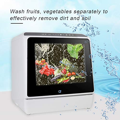 YOOYIST Portable Countertop Dishwasher, 5-Liter Built-in Water Tank, Suitable For Glass and Fruit Wash