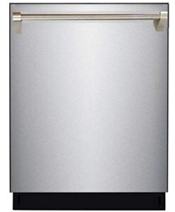 verona vedw24tss 24 inch built in dishwasher touch control 6 wash cycles 16 place settings, stainless steel