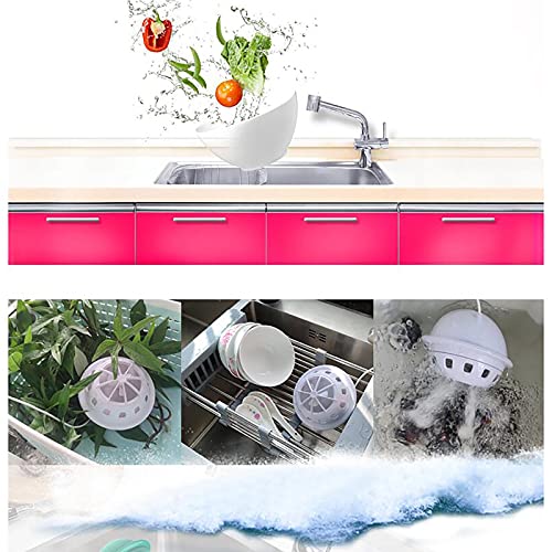 Portable Usb Dishwasher Machine Charging Automatic Multifunctional Lazy Dish Cleaner Smart Washing for Home Kitchen Fruits Vegetable Bowl Chopsticks (Green)