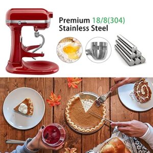 Stainless Steel Spiral Dough Hook, Replacement Mixer Accessories, Bowl-Lift Stand Mixers, K45DH Dough Attachment for K45 K45SS KSM75 KSM90 KSM95 KSM100 KSM103 KSM110 KSM150