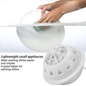 Dishwasher, Portable Dishwasher USB‑Powered with Suction Cup for Kitchen for Restaurant(white)
