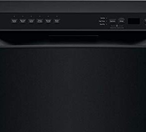 Frigidaire FFBD2420UB 24" Full Console Dishwasher with Stainless Steel Drum 12 Place Settings 6 Wash Cycles and Heated Drying System in Black