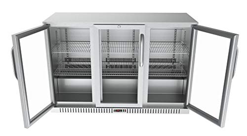 KoolMore BC-3DSW-SS Refrigerator, Triple Door, Stainless Steel