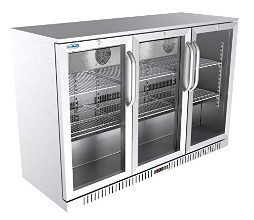 KoolMore BC-3DSW-SS Refrigerator, Triple Door, Stainless Steel