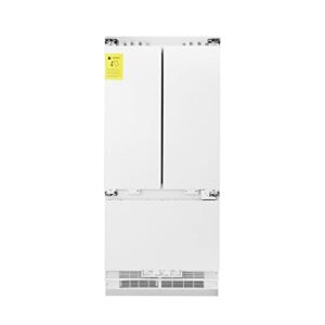 ZLINE 36" 19.6 cu. Ft. Panel Ready Built-In 3-Door French Door Refrigerator with Internal Water and Ice Dispenser