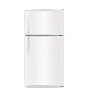 Kenmore Top-Freezer Refrigerator with LED Lighting and 20.8 Cubic Ft. Total Capacity, White