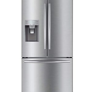 Winia French Door Bottom Mount Refrigerator 26 Cu Ft Stainless Steel