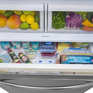 Winia French Door Bottom Mount Refrigerator 26 Cu Ft Stainless Steel