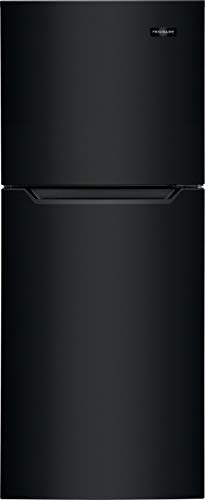 Frigidaire 11.6 Cu. Ft. Compact ADA Top Freezer Refrigerator in Black with Electronic Control Panel, Reversible Door Swing, ENERGY STAR