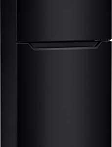Frigidaire 11.6 Cu. Ft. Compact ADA Top Freezer Refrigerator in Black with Electronic Control Panel, Reversible Door Swing, ENERGY STAR