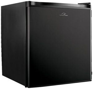 commercial cool ccr16b compact single door refrigerator and freezer, 1.6 cu. ft. mini fridge, black