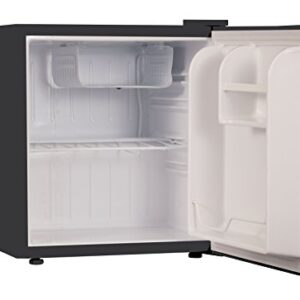 Commercial Cool CCR16B Compact Single Door Refrigerator and Freezer, 1.6 Cu. Ft. Mini Fridge, Black