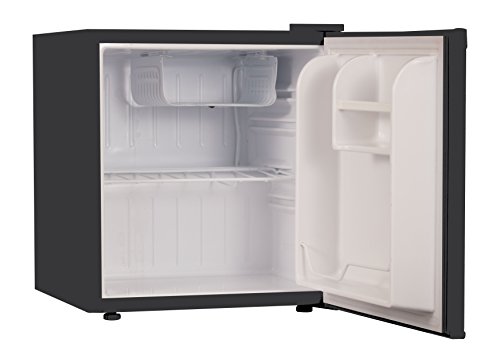 Commercial Cool CCR16B Compact Single Door Refrigerator and Freezer, 1.6 Cu. Ft. Mini Fridge, Black