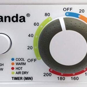 Panda 110V 850W Electric Compact Portable Clothes Laundry Dryer with Stainless Steel Tub Apartment Size 1.5 cu.ft