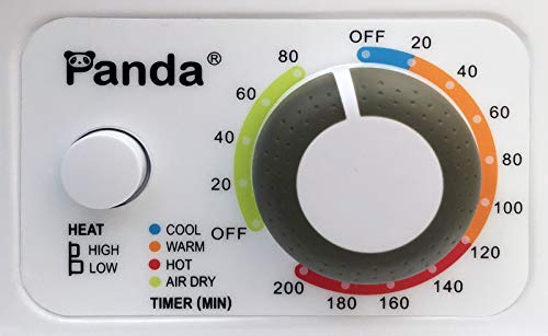 Panda 110V 850W Electric Compact Portable Clothes Laundry Dryer with Stainless Steel Tub Apartment Size 1.5 cu.ft