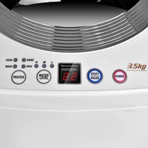 Giantex Portable Washing Machine, Full Automatic Washer and Dryer Combo, with Built-in Pump Drain 8 LBS Capacity Compact Laundry Washer Spinner for Apartment RV Dorm