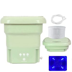 portable washing machine mini washer with 3 modes deep cleaning half automatic washt, socks, baby clothes, towels, delicate items(a1)