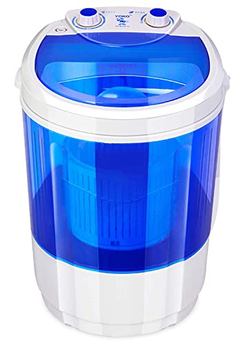 DENSORS Portable Single Tub Washer - The Laundry Alternative - Washing Capacity Less Than 1.2Kg - Portable Clothes Washer For Small Clothes Like Socks, Undergarments Etc - Travel Washing Machine