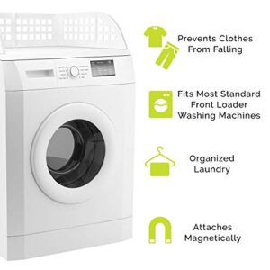 Laundry Guard By ELTOW - Keeps Laundry from Falling Behind Your Washer and Dryer - Indispensable Laundry Room Gadgets - Easy to Set Up, One Size Fits Most Front Loading Washers and Dryers