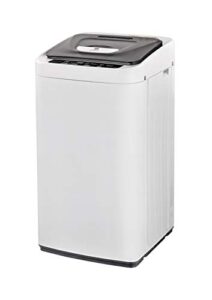 portable washing machine, full-automatic washer compact laundry machine and dryer combo, built-in pump drain, 6.6lbs capacity, led display, ideal laundry for dorm, apartment, rv