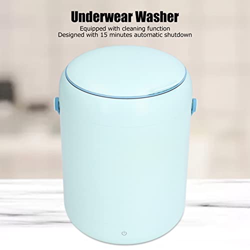 Portable Washing Machine, Lavadora Portatil, Portable Washer, Mini Washing Machine, Intelligent Underwear Washer 3L Capacity US Plug 100‑240V(blue)