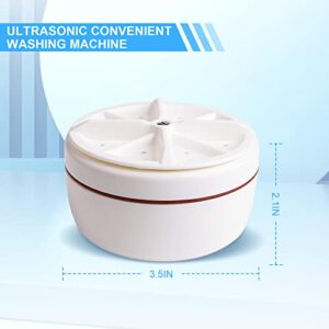 Portable Washing Machine Mini Washing,Mini Dishwashers Ultrasonic Turbo Disinfection with USB, Suitable for Home, Business, Travel, College Room, RV, Apartment