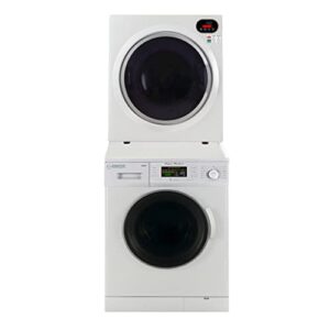 equator 110v ultra comp. laundry centre 1.6 cf washer+vented 2.6 cf sensor dryer